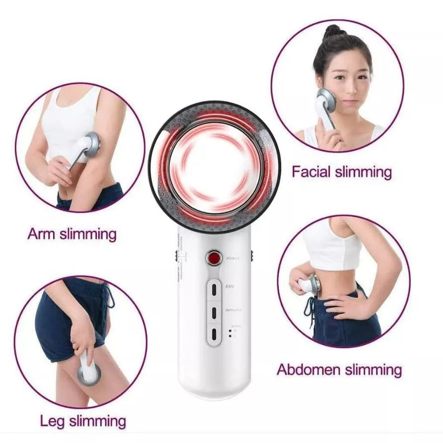 VISAGE 3 in 1 Body Slimming Machine Ultrasonic Lipo Cavitation Fat Burner RF Slimming Body Massager