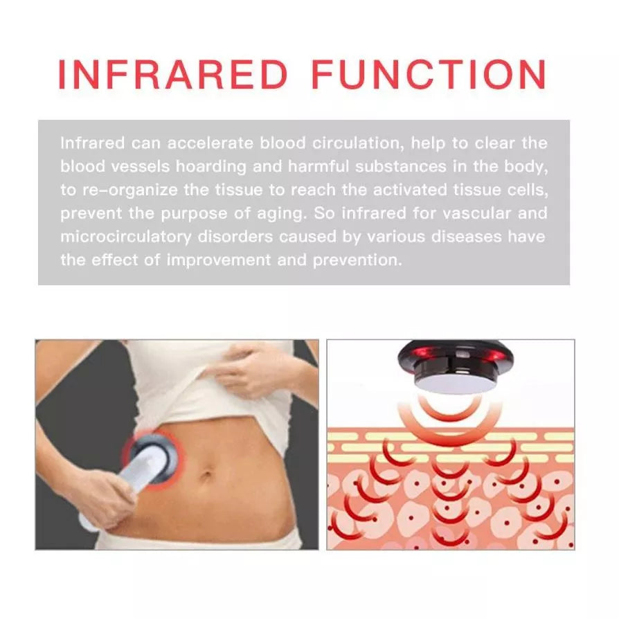 VISAGE 3 in 1 Body Slimming Machine Ultrasonic Lipo Cavitation Fat Burner RF Slimming Body Massager